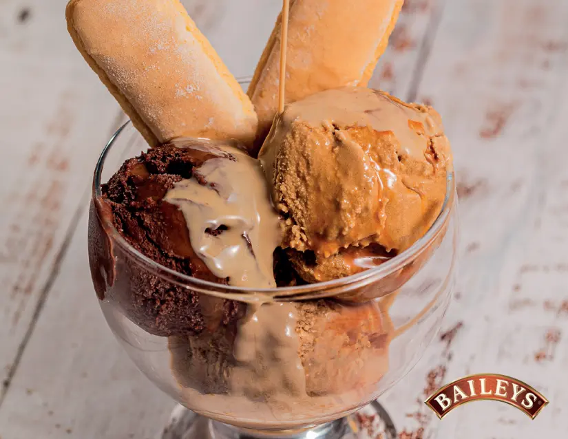 Rocketto copa helado baileys